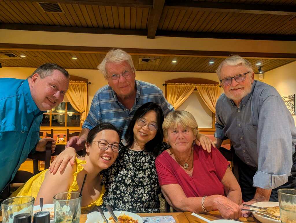 Jim's dear friends for his memorial service Oct 2024