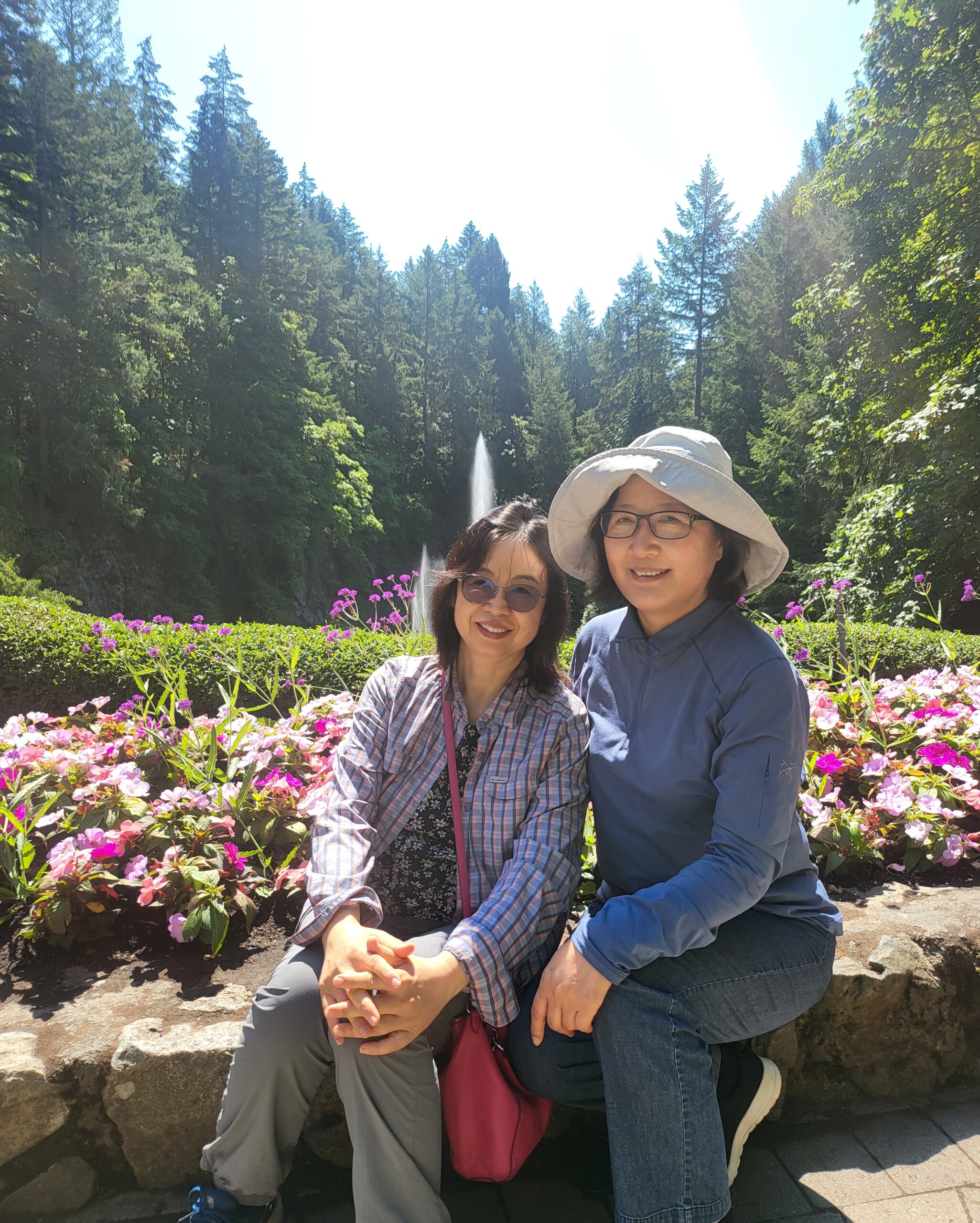 Leah and lifelong friend Miao in Canada, July 2024
